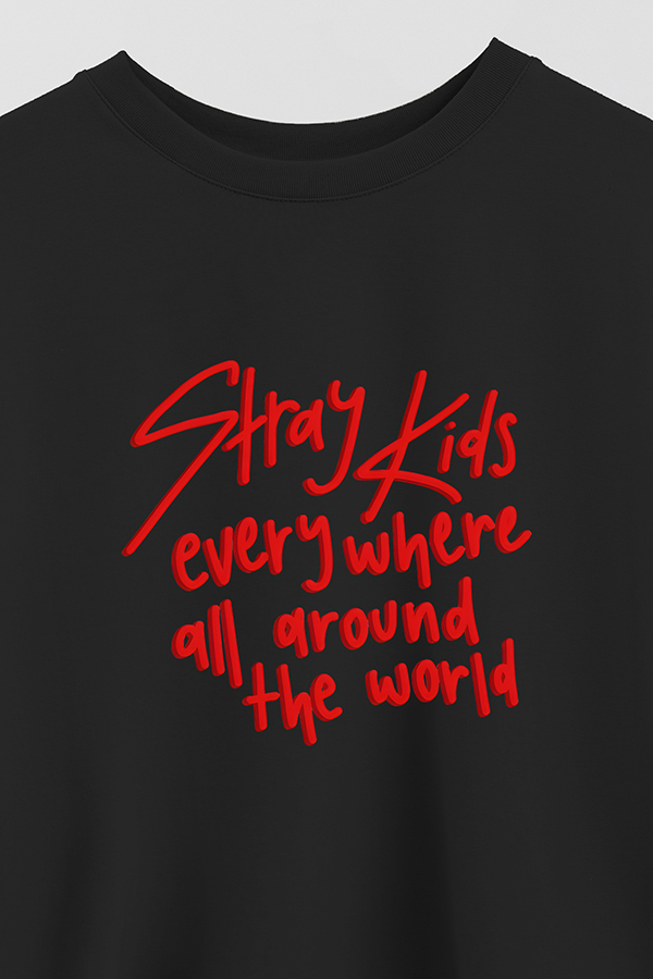 REMERA CROP ESTAMPADA SKZ 5