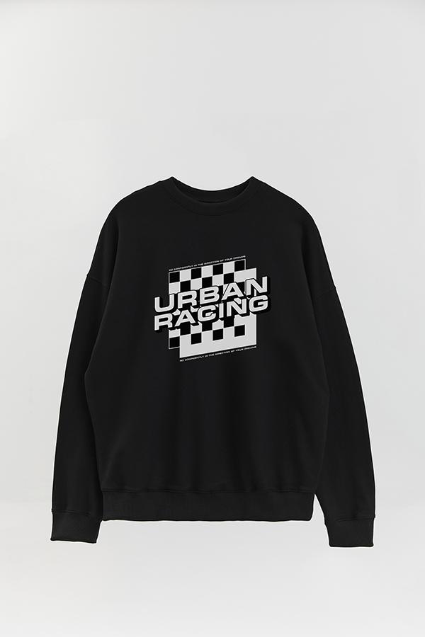 BUZO CREWNECK ESTAMPADO STREET MOOD URBAN RACING