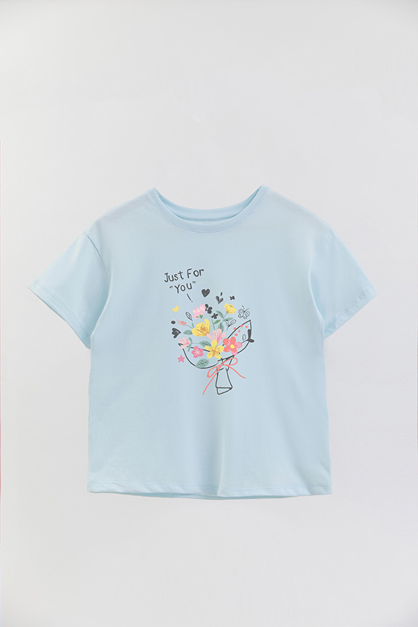 REMERA GIRL OVER JUST FOR YOU
