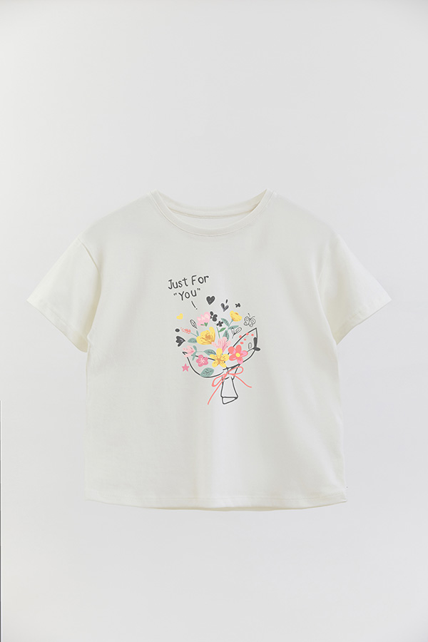 REMERA GIRL OVER JUST FOR YOU
