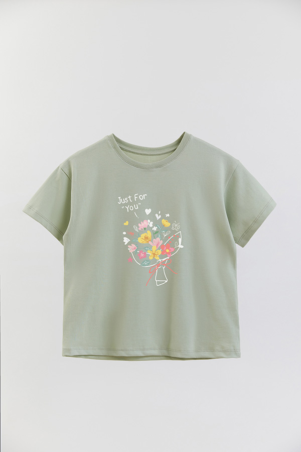 REMERA GIRL OVER JUST FOR YOU