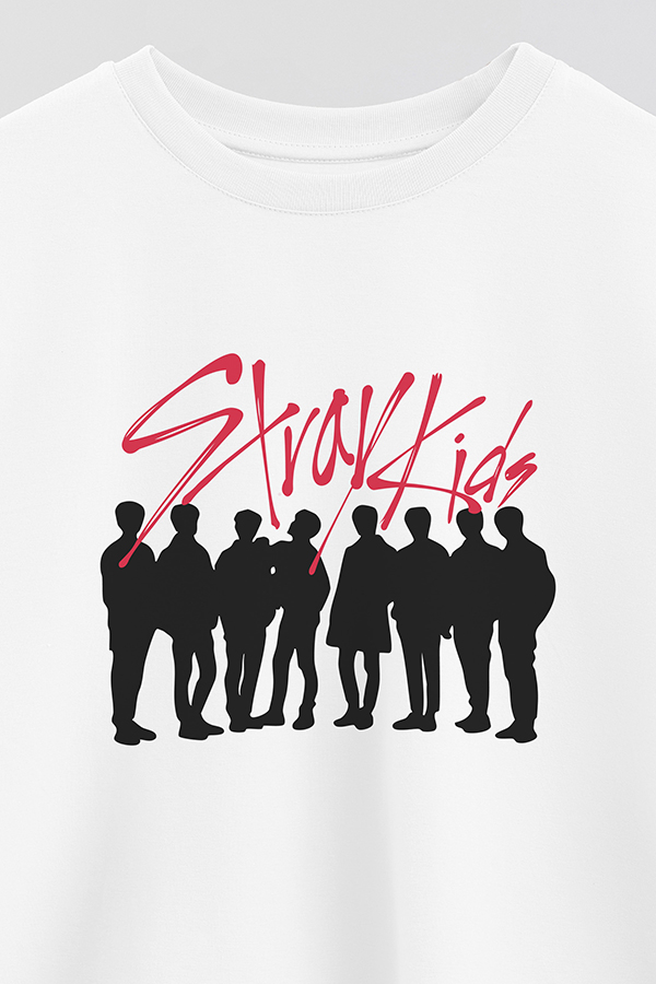 REMERA CROP ESTAMPADA SKZ 10