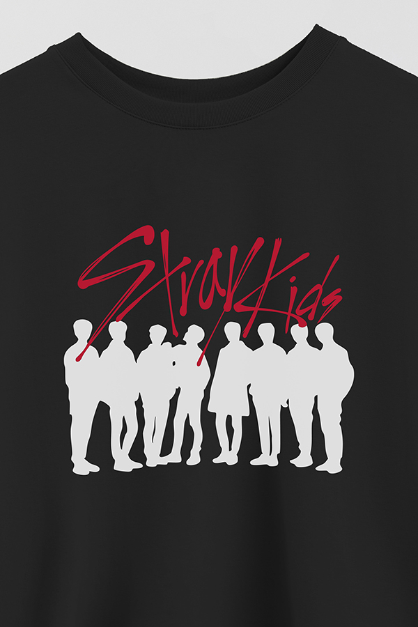 REMERA CROP ESTAMPADA SKZ 10