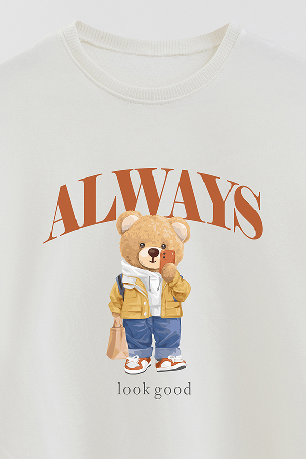 BUZO RUSTICO KIDS TEDDY ALWAYS LOOK GOOD