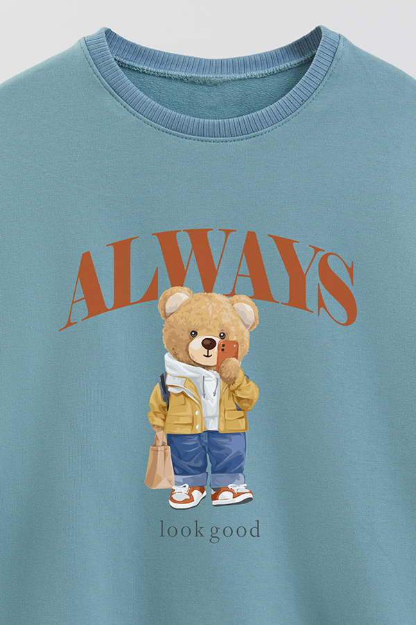 BUZO RUSTICO KIDS TEDDY ALWAYS LOOK GOOD