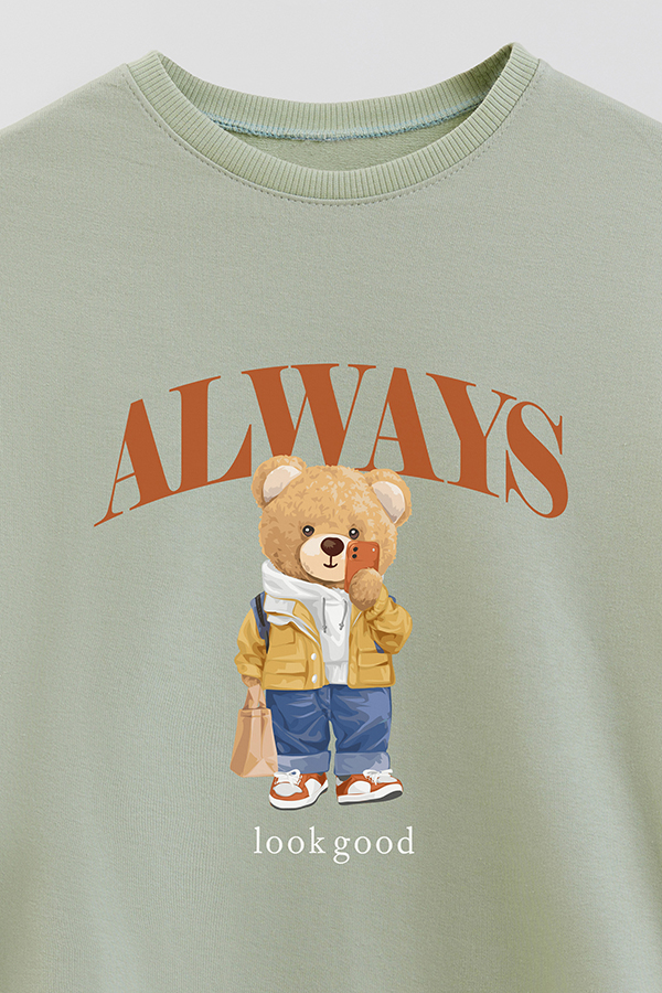 BUZO RUSTICO KIDS TEDDY ALWAYS LOOK GOOD