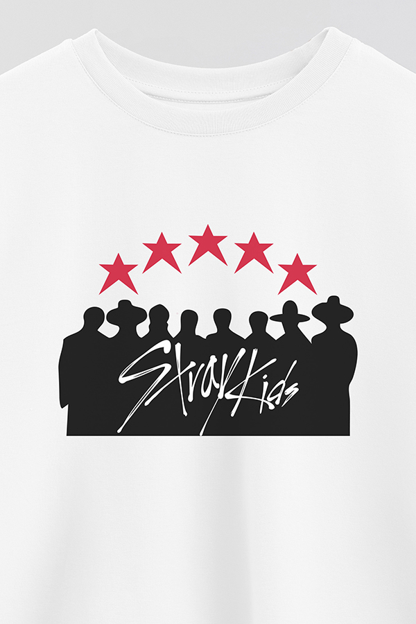 REMERA CROP ESTAMPADA SKZ 12