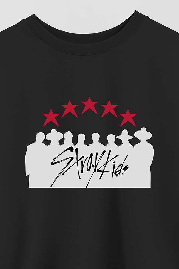 REMERA CROP ESTAMPADA SKZ 12