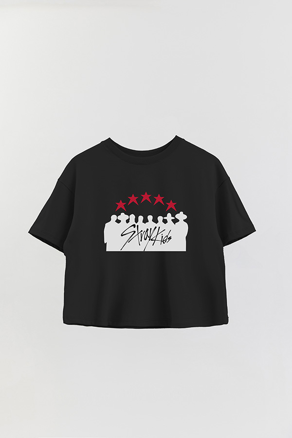 REMERA CROP ESTAMPADA SKZ 12