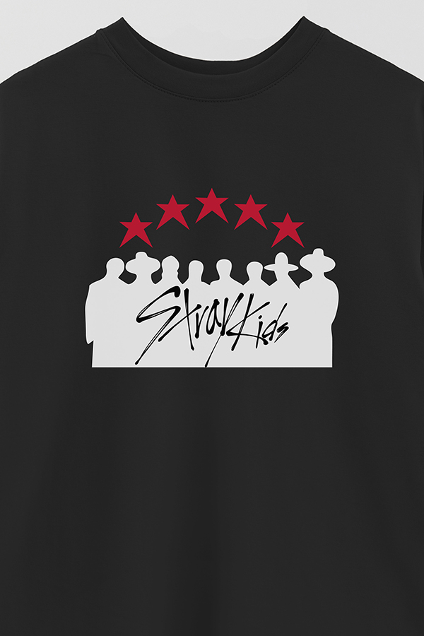 REMERA OVER ESTAMPADA SKZ 12