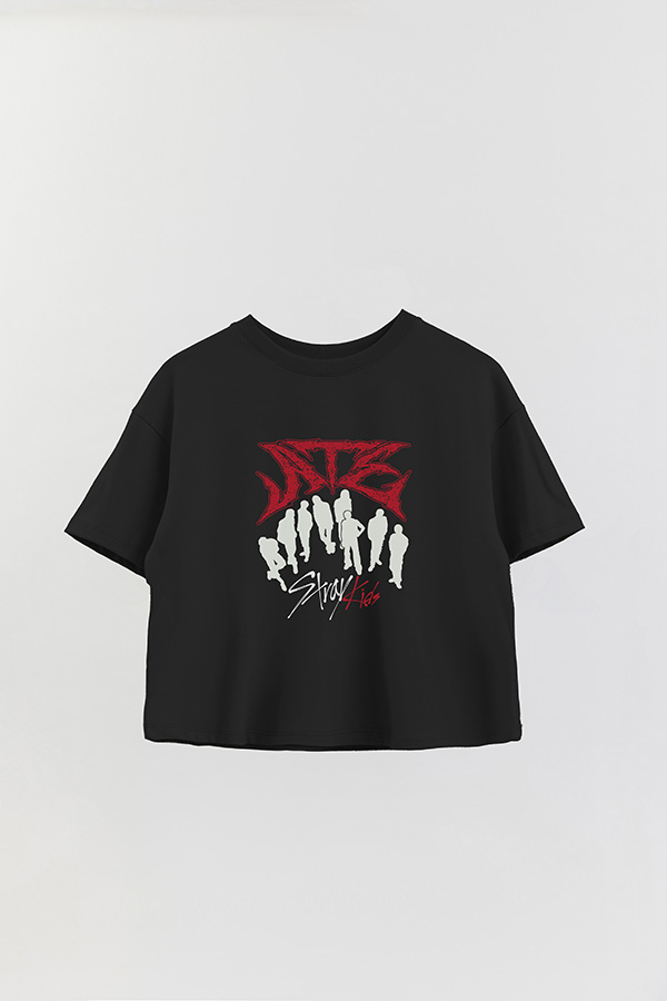REMERA CROP ESTAMPADA SKZ 13