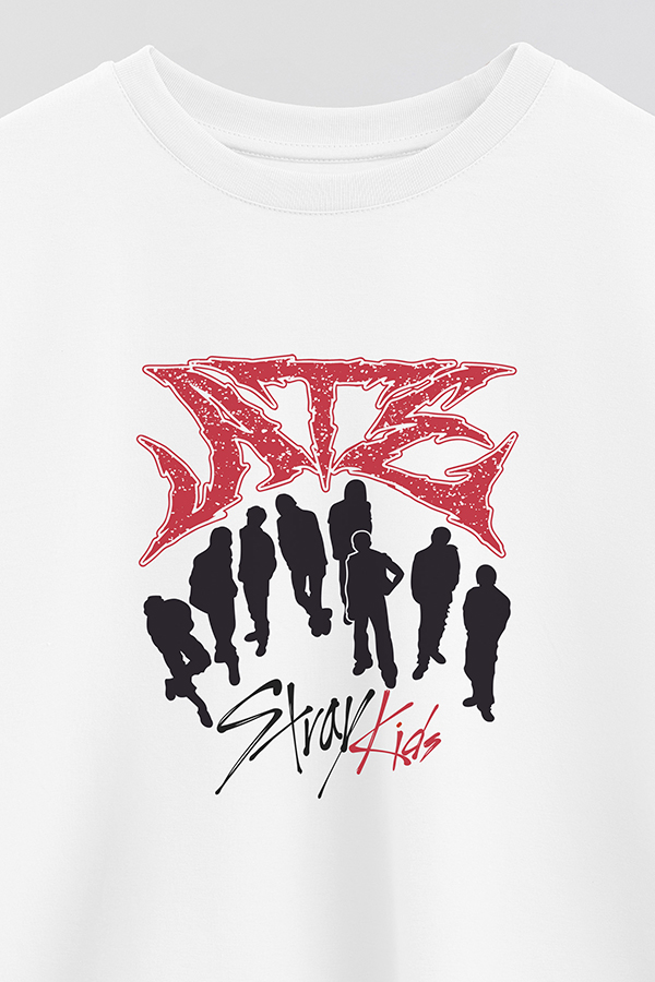 REMERA CROP ESTAMPADA SKZ 13