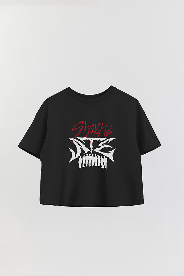 REMERA CROP ESTAMPADA SKZ 14