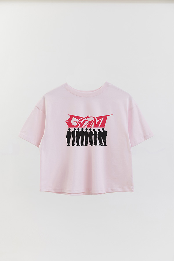 REMERA CROP ESTAMPADA SKZ GIANT