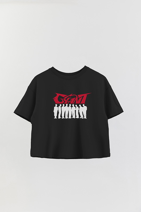 REMERA CROP ESTAMPADA SKZ GIANT