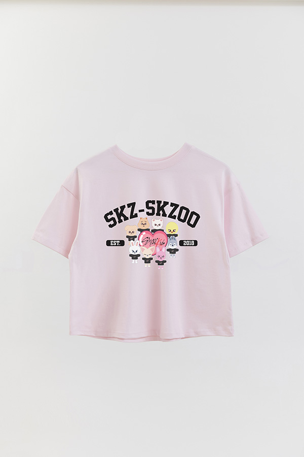 REMERA CROP ESTAMPADA SKZOO