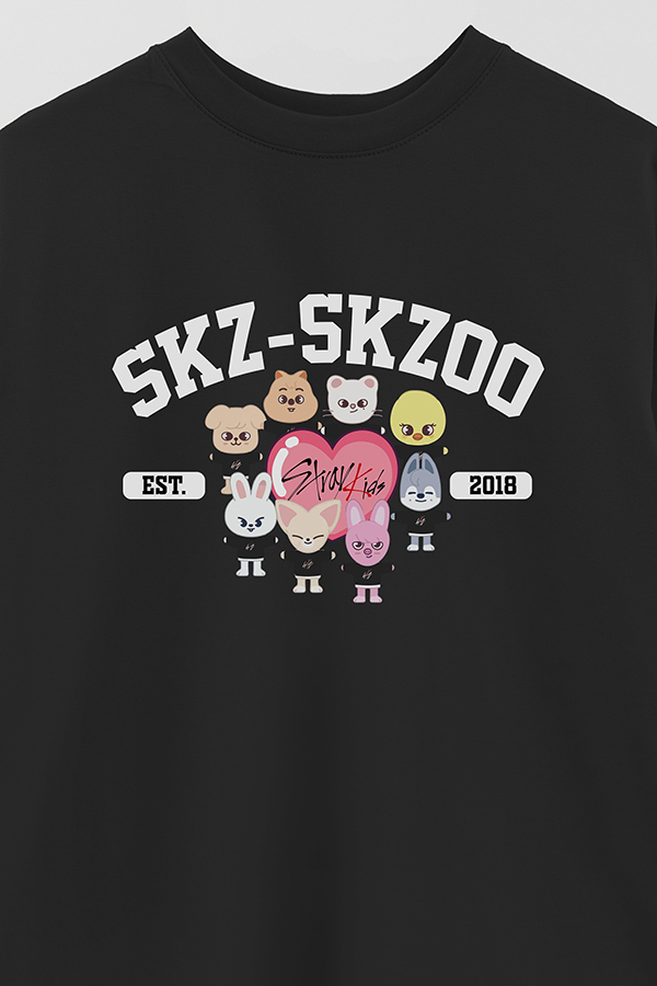 REMERA OVER ESTAMPADA SKZ00