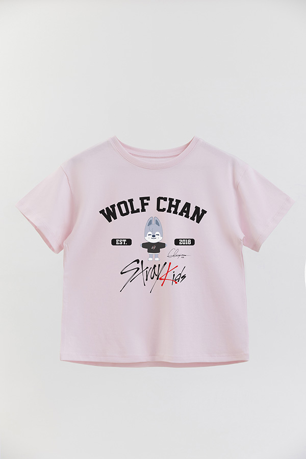 REMERA KID OVERSIZE SKZOO WOLF CHAN