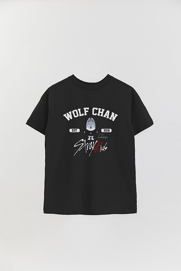REMERA OVER ESTAMPADA SKZ00 WOLF CHAN