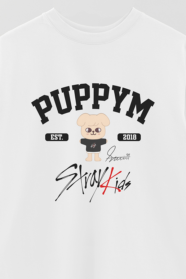 REMERA OVER ESTAMPADA SKZ00 PUPPYM