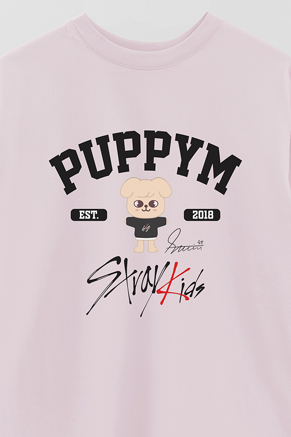 REMERA OVER ESTAMPADA SKZ00 PUPPYM