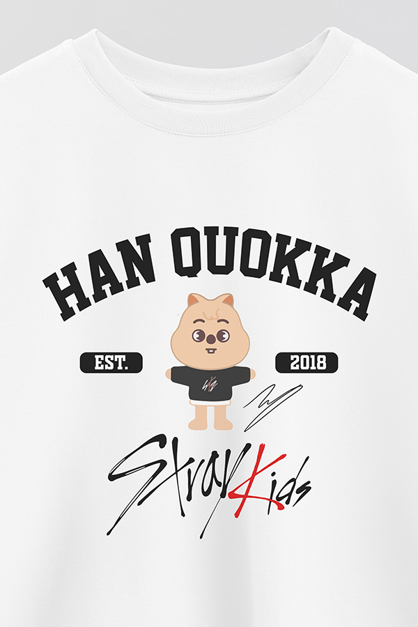 REMERA CROP ESTAMPADA SKZOO HAN QUOKKA