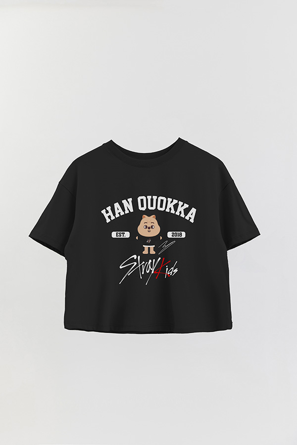 REMERA CROP ESTAMPADA SKZOO HAN QUOKKA