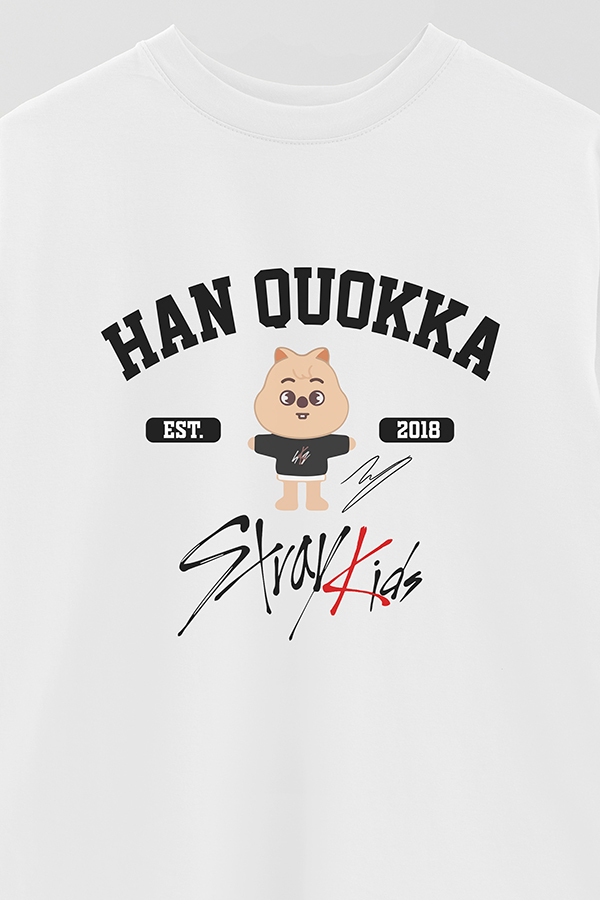 REMERA OVER ESTAMPADA SKZ00 HAN QUOKKA