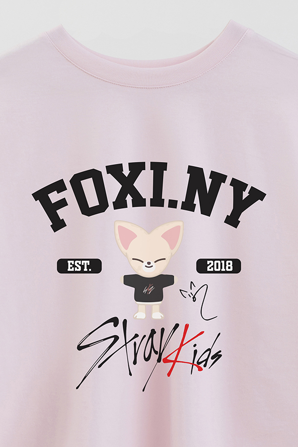 REMERA CROP ESTAMPADA SKZOO FOXI.NY