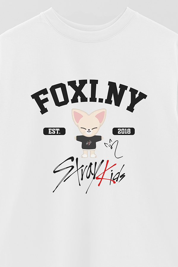 REMERA OVER ESTAMPADA SKZ00 FOXI.NY