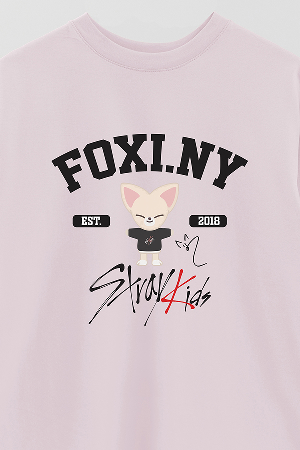 REMERA OVER ESTAMPADA SKZ00 FOXI.NY