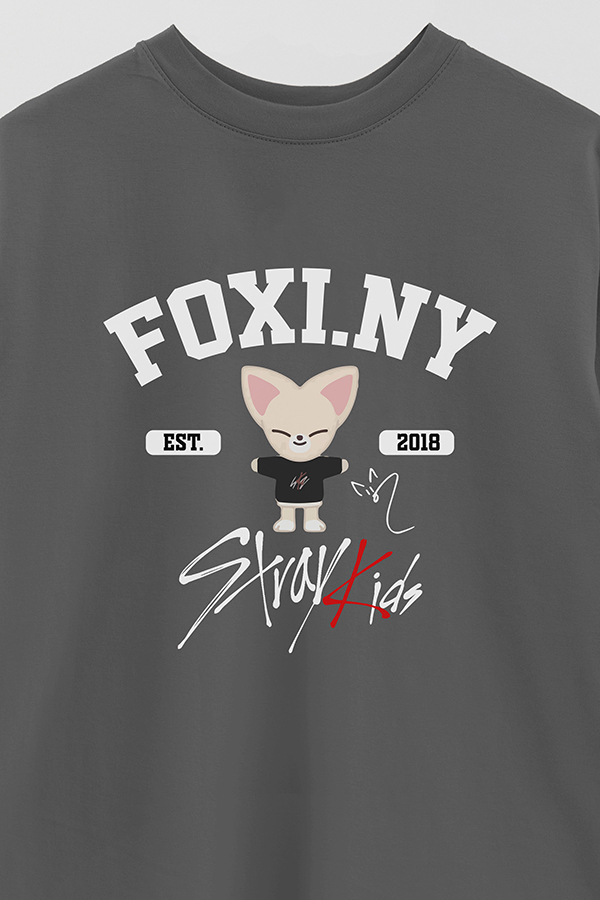 REMERA OVER ESTAMPADA SKZ00 FOXI.NY