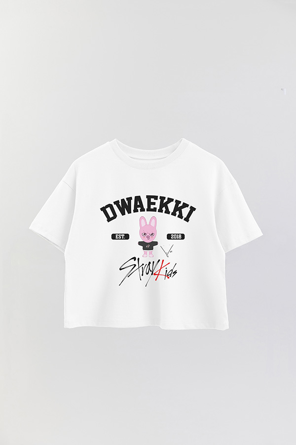 REMERA CROP ESTAMPADA SKZOO DWAEKKI