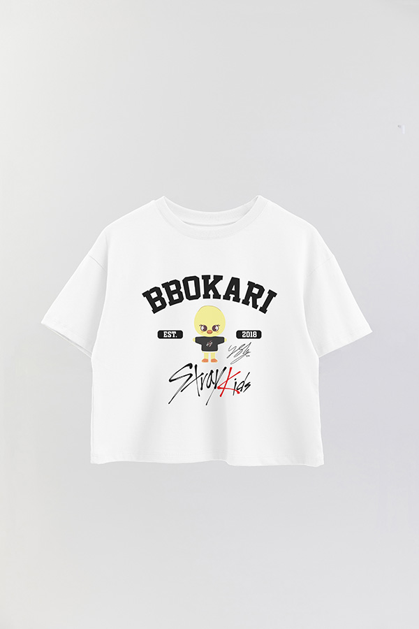 REMERA CROP ESTAMPADA BBOKARI