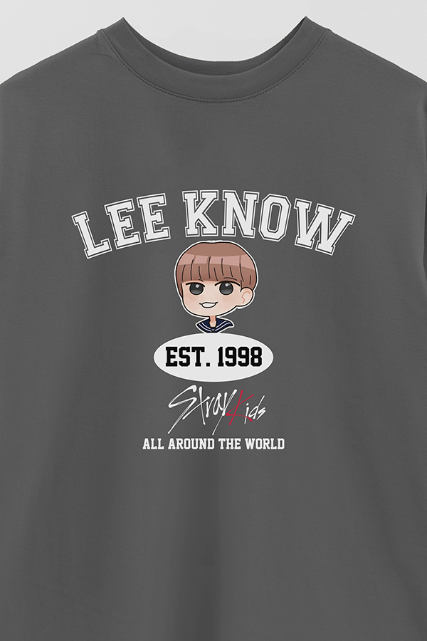 REMERA OVER ESTAMPADA SKZ VST LEE KNOW