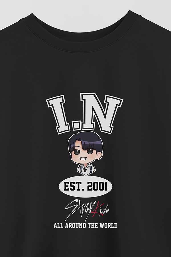 REMERA CROP ESTAMPADA SKZ VST I.N