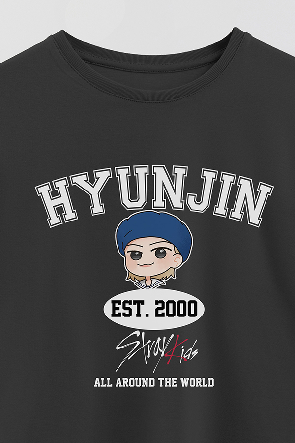 REMERA KID OVERSIZE SKZ VST HYUNJIN