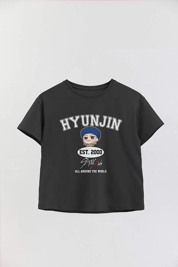 REMERA KID OVERSIZE SKZ VST HYUNJIN