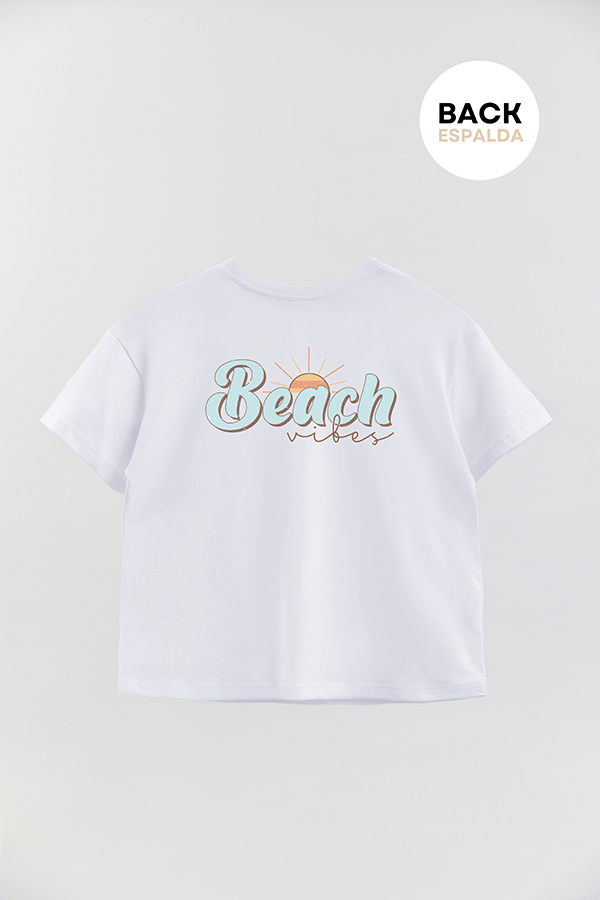 REMERA BOY OVER RETRO SUMMER VIBES