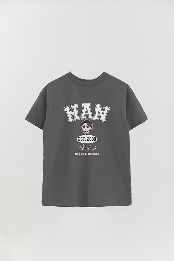 REMERA OVER ESTAMPADA SKZ VST HAN