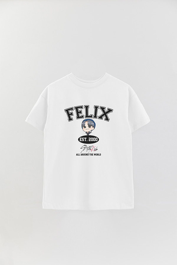 REMERA OVER ESTAMPADA SKZ VST FELIX