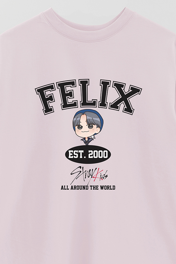 REMERA OVER ESTAMPADA SKZ VST FELIX