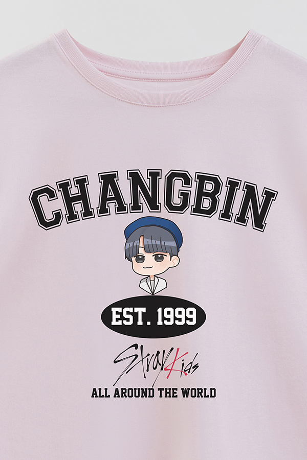 REMERA KID OVERSIZE SKZ VST CHANGBIN