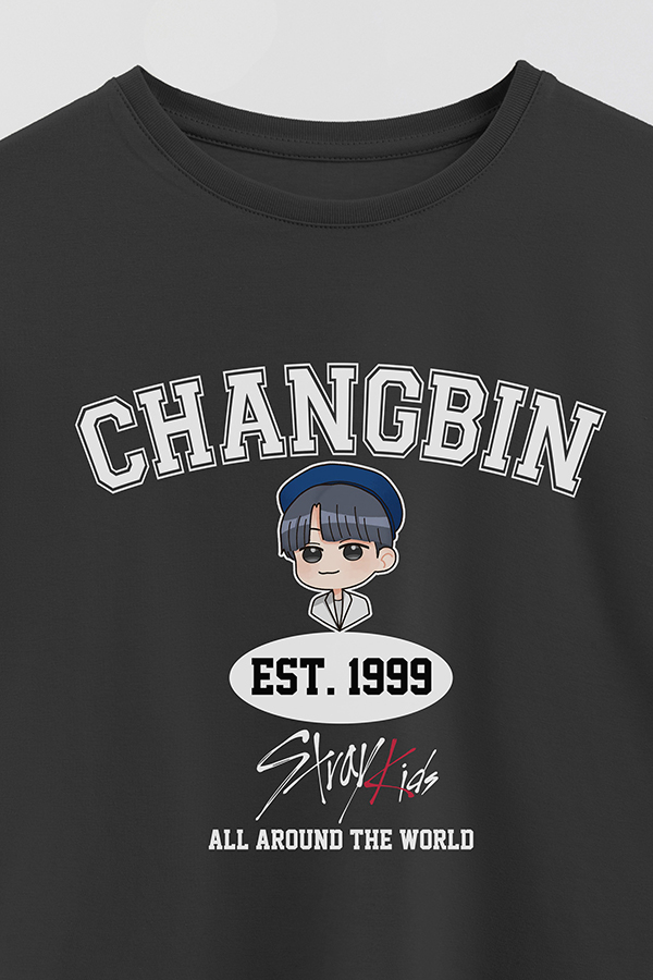 REMERA KID OVERSIZE SKZ VST CHANGBIN