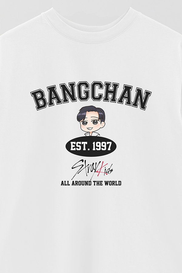 REMERA OVER ESTAMPADA SKZ VST BANGCHAN