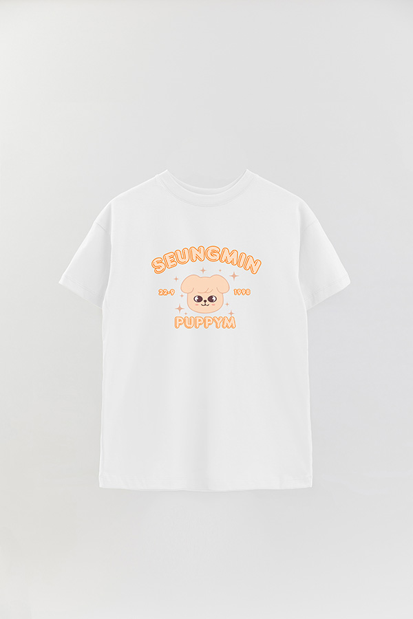 REMERA OVER ESTAMPADA SKZOO6 SEUNGMIN