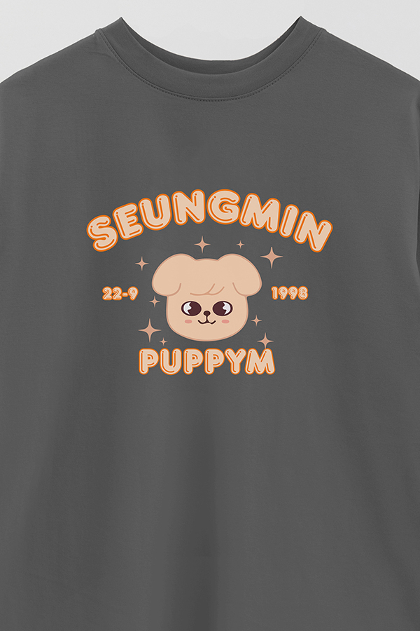 REMERA OVER ESTAMPADA SKZOO6 SEUNGMIN