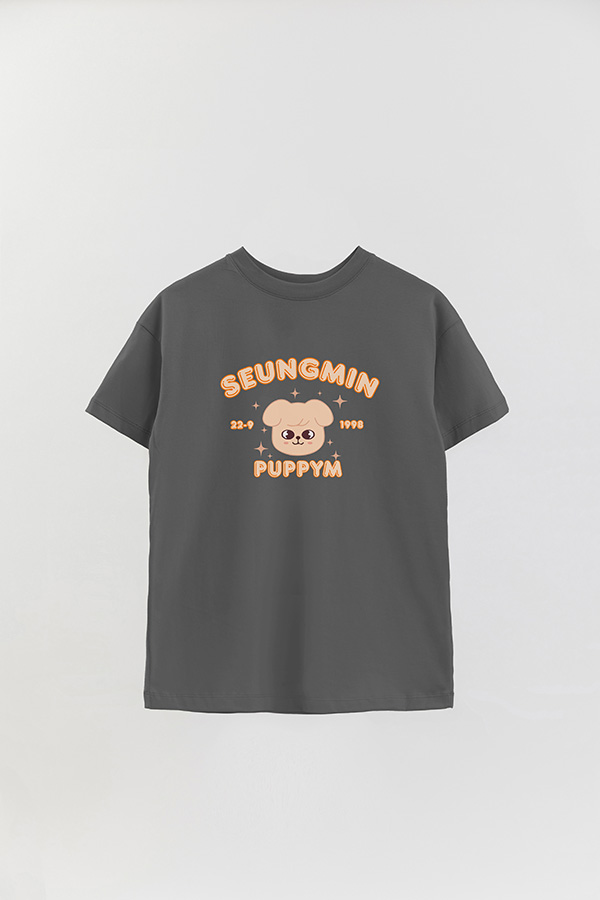 REMERA OVER ESTAMPADA SKZOO6 SEUNGMIN