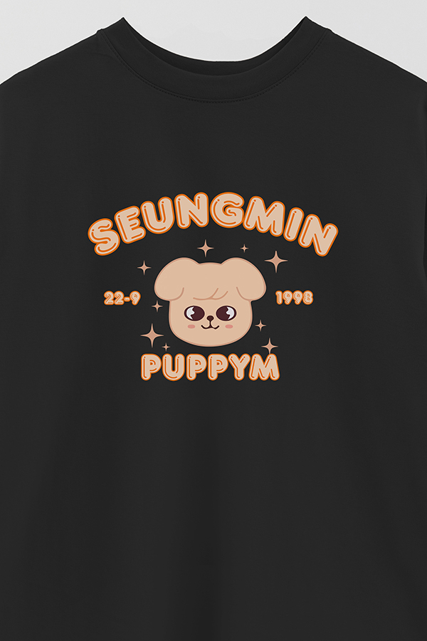 REMERA OVER ESTAMPADA SKZOO6 SEUNGMIN
