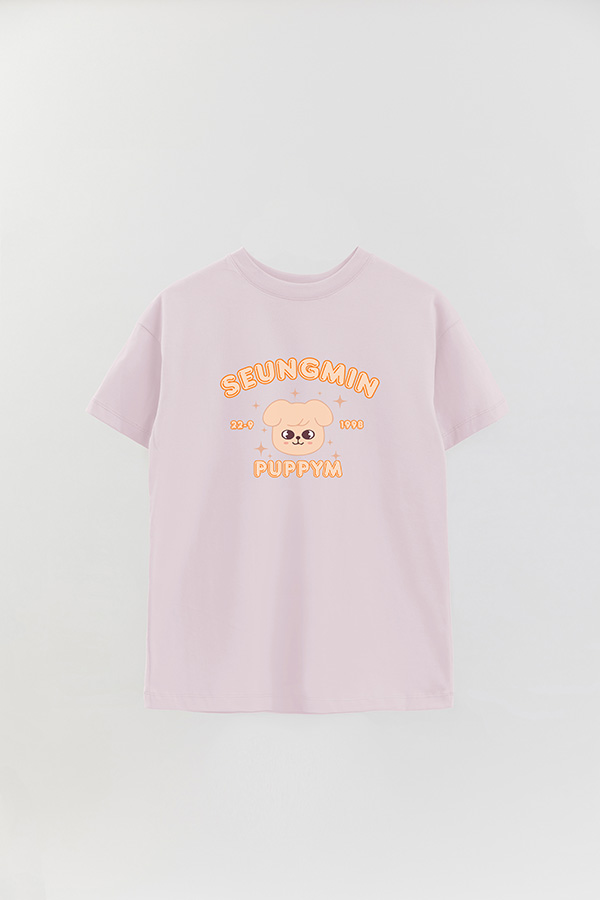 REMERA OVER ESTAMPADA SKZOO6 SEUNGMIN